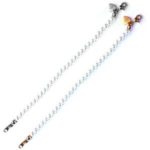 5.5" Faux White Pearl Jewelry Chain Extender - Make your Necklace Longer!